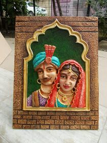 Jharokha Art, 3d Mural Art, Pots Painting, Glass Mural, Cupboard Organization, 3d Paintings, Paper Clay Art, Garden Sink, Mural Art Design