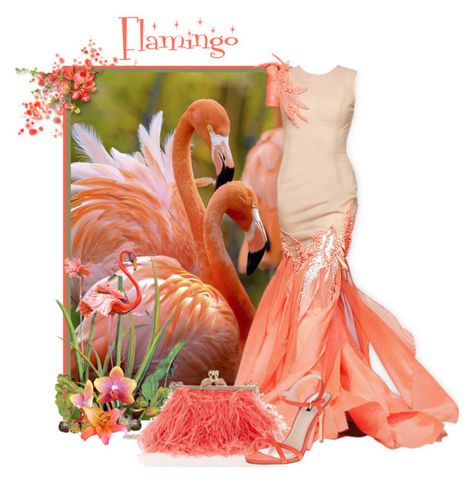 "Flamingo" by bellamimi1207 ❤ liked on Polyvore Flamingo Outfit, Kate Spade Flamingo, Flamingo Fashion, Flamingo Pictures, West Indies Style, Flamingo Dress, Flamingo Design, Dapper Day, West Indies