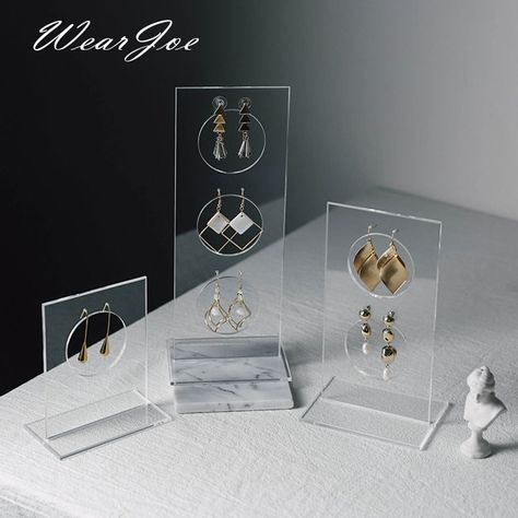 Cheap Jewelry Packaging & Display, Buy Quality Jewelry & Accessories Directly from China Suppliers:Simple Clear Acrylic Jewelry Display Drop Earrings Stand Vertical Holder Ear Studs Piercings Stoarge Show Rack Photography Props Enjoy ✓Free Shipping Worldwide! ✓Limited Time Sale ✓Easy Return. Unique Jewelry Displays, Minimalist Jewelry Display, Earrings Stand, Acrylic Holders, Stand Jewelry, Jewelry Display Stand, Jewellery Holder, Earring Display Stands, Acrylic Display Stands