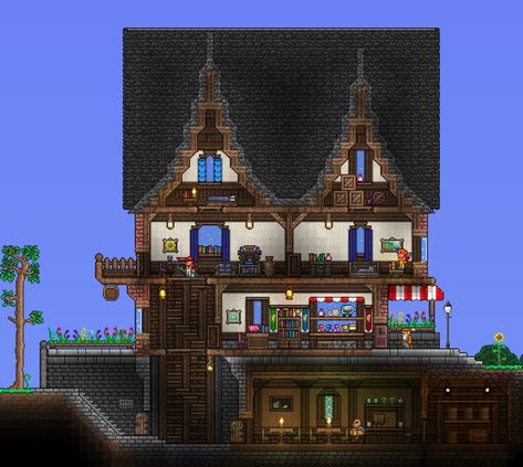 Terraria Castle, Terraria Base, Terraria Houses, Terraria Design, Terrarium Base, Terraria Tips, Terraria House Ideas, Terraria House Design, Terraria House