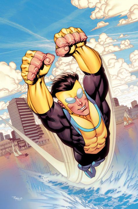 Ryan Ottley Art, Invincible Mark Grayson, Invincible Mark, Invincible Art, Ryan Ottley, Mark Grayson, Invincible Comic, Indie Comics, Indie Comic