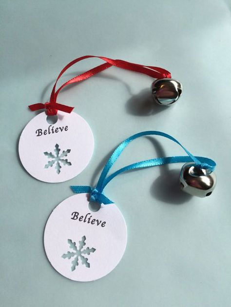 christmas-party-favors-24 Polar Express Crafts, Polar Express Activities, Polar Express Bell, Polar Express Christmas Party, Polar Express Theme, Polar Express Christmas, Polar Express Party, Ward Christmas Party, Christmas Program