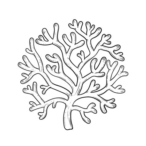 Free vector hand drawn seaweed outline i... | Free Vector #Freepik #freevector #outline #line-art #minimal-illustration #drawing Seaweed Drawing, Seaweed Template Free Printable, Seaweed Coloring Pages, Drawing Seaweed, Seaweed Outline, Seaweed Illustration, Seaweed Zentangle, Outline Illustration, Vector Hand