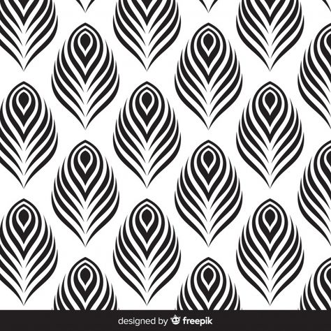 Beautiful peacock feather pattern design... | Premium Vector #Freepik #vector #background #pattern #abstract-background #floral Feather Pattern Design, Motif Vector, Peacock Logo, Peacock Feather Pattern, Feathers Pattern, Jaali Design, Retro Tattoos, Textile Prints Design, Mandala Design Pattern