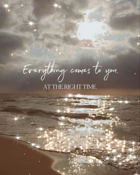 Everything comes to you at the right time 🖤🩶✨️🩶🖤 Trust The Process Quotes, Stephen Hawking Quotes, Winter Landscape Photography, Fb Banner, Godly Play, Universe Quotes, Work Motivation, Manifestation Board, God's Plan