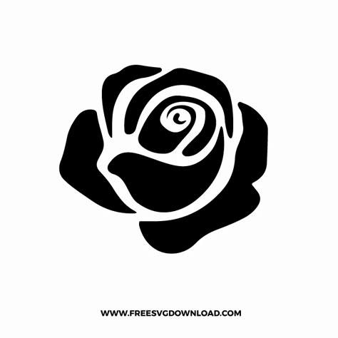 Rose Free SVG Files | Free SVG Download Rose Vector Art, Rose Svg Free Cricut, Rose Vector Design, Rose Svg Free, Linoleum Carving, Rose Symbol, Free Svg Cricut, Rose Silhouette, Rose Vector