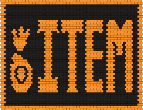 Undertale Kandi Pattern, Fnaf Kandi Pattern, Fnaf Kandi Cuff, Goth Kandi Pattern, Skull Kandi Cuff Pattern, Kandi Inspo, Kandi Cuffs, Bead Inspiration, Pattern Maker