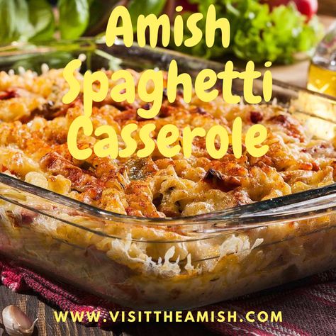 Five Ingredient Casseroles, Amish Recipes Authentic Dinner, Amish Yumasetti Casserole, Easy Amish Recipes, Amish Recipes Authentic Pennsylvania, Utah Casserole, Amish Recipes Authentic, Amish Country Casserole Recipe, Amish Baking