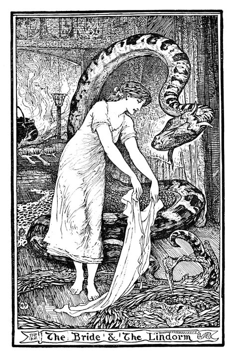 Henry Justice Ford - The pink fairy book, edited by Andrew Lang, 1897 (illustration 15) Illustration Fairytale, Andrew Lang, Art Nouveau Illustration, Illustration Book, Fairytale Illustration, Fairy Book, The Jar, Fairytale Art, Wow Art