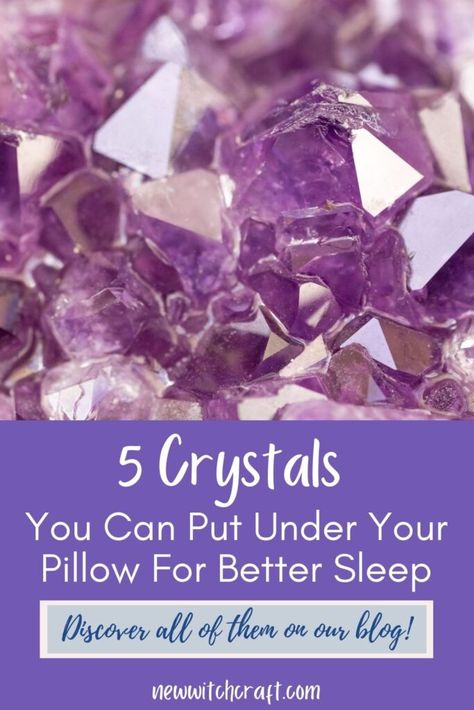 Amethyst Crystal Crystals Under Your Pillow, Gemstone Meanings, Scrapbooking Stickers, Crystal Meanings, Clear Quartz Crystal, Amethyst Stone, Scrapbook Stickers, Better Sleep, Rocks And Crystals