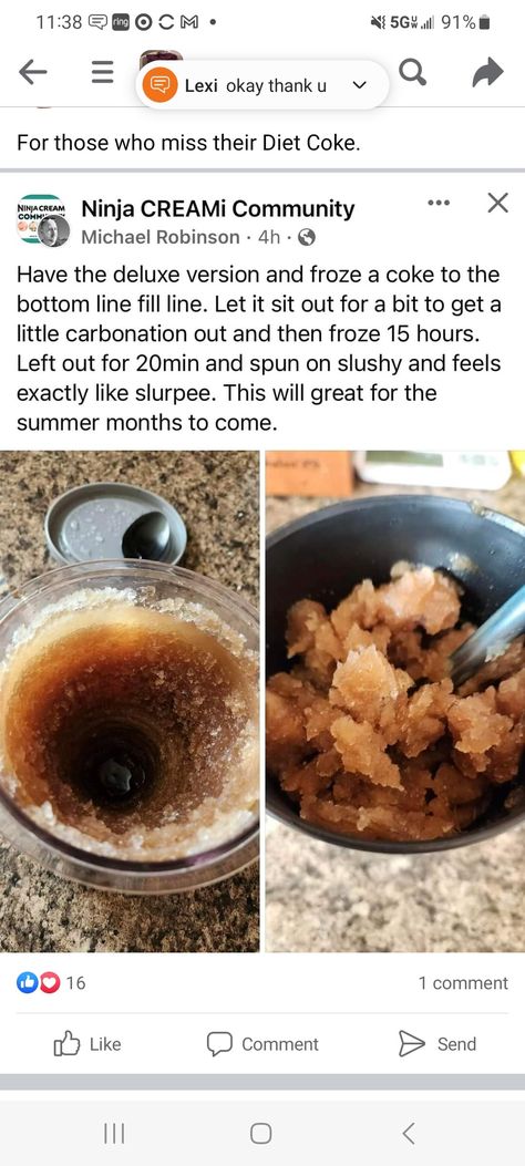 Ninja Creami Slushy Recipe, Ninja Creami Recipes Slushy, Ninja Creami Ice Cream Recipes Oatmilk, Ninja Creami Slushie, Ninja Creami Slushie Recipes, Creami Deluxe Recipes, Ninja Creami Deluxe Slushie Recipes, Low Calorie Creami Ninja, Protein Shake Ice Cream Ninja Creami