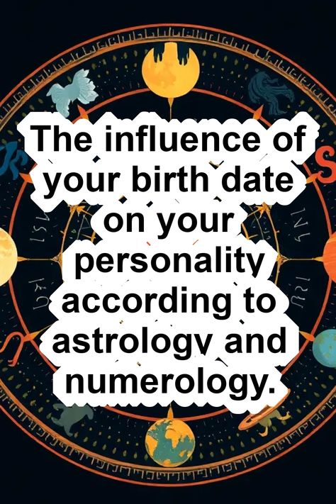 Discover how your birth date influences your personality through astrology and numerology. Explore the traits associated with each day of the week and learn to better understand yourself to improve your relationships and your development. Numerology Birth Date, Taurus Dates, Understand Yourself, Astrology Numerology, Day Of The Week, Date Of Birth, Understanding Yourself, Each Day, Astrology