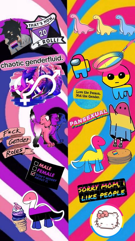 Genderfluid and Pansexuality #genderfluid #pansexual Demifluid Wallpaper, Genderfluid Wallpaper Hidden, Pan And Genderfluid Pfp, Pansexual And Genderfluid, Gender Fluid Aesthetic, Pansexual Pride Day, Genderfluid Character, Genderfluid Art, Gender Fluid Wallpaper