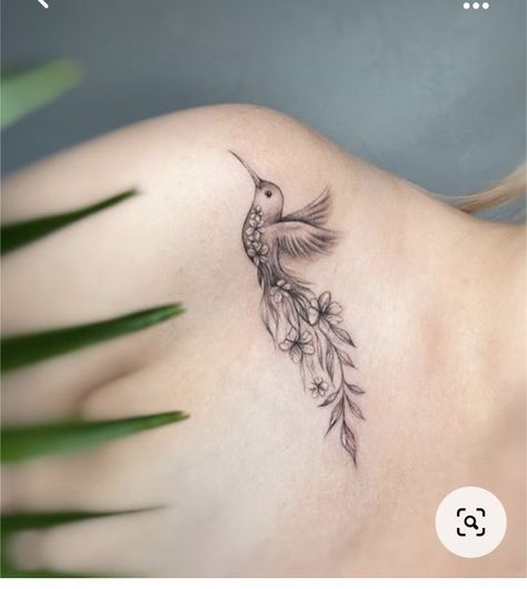 Bird Tattoos For Women, Tattoos For Women Flowers, Tasteful Tattoos, Birth Flower Tattoos, Wrist Tattoos For Women, Hummingbird Tattoo, Shoulder Tattoos For Women, Feather Tattoos, Tattoos For Daughters