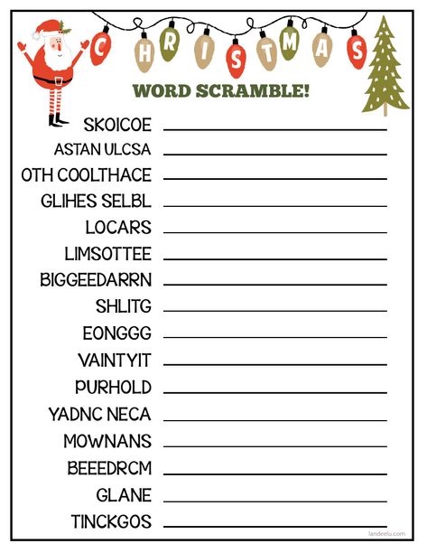 Christmas Word Scramble.pdf | Powered by Box