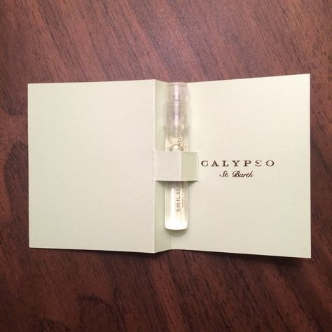 Calypso St. Barth perfume sample, $2. Sample Perfume Packaging, Perfume Vial Packaging, Perfume Tester Packaging, Roll On Perfume Packaging, Perfume Samples Packaging, Luxury Perfume Packaging, Perfume Testers, Perfume Sample, Skincare Products Photography