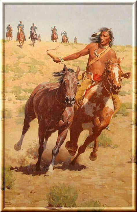 Howard Terpning, American Indian Wars, Rearing Horse, Western Artwork, Native American Images, Native American Paintings, Native American Men, Native American Pictures, Wilde Westen