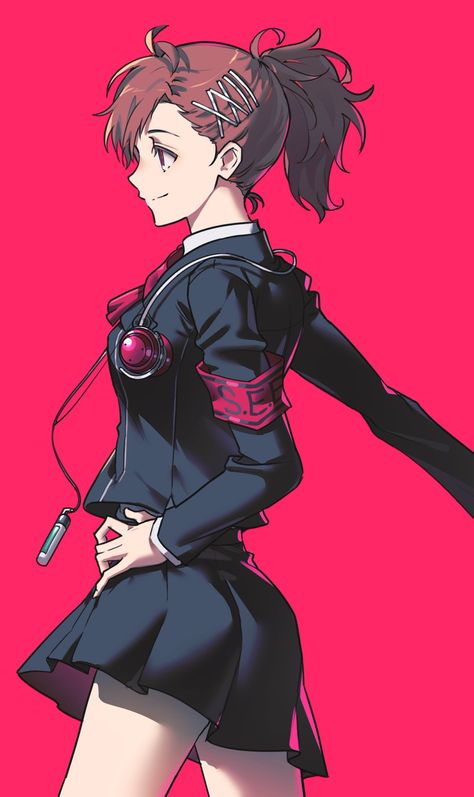 Femc Persona, Cute Anime Poses, Drawing References Female, Minako Arisato, Persona 5 Game, Persona Game, Persona 3 Portable, Persona 3 Reload, Cell Shading