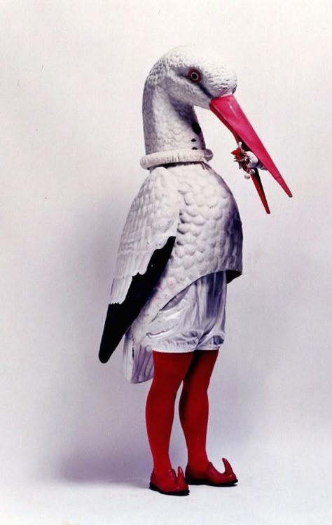 German carnival costumes, photographed by Axel Hoedt. Stork Costume, Pigeon Costume, Aperture Magazine, Ideas Carnaval, Willy Ronis, Fancy Dress Competition, Bird Costume, Bird Brain, Spring Awakening