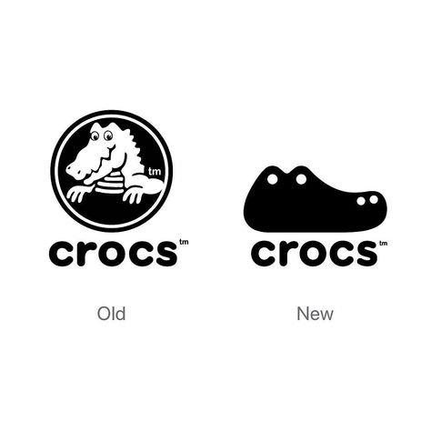 @stephen.kelleher.studio Logo redesign for @crocs . . . #logo #logodesigner #conceptart #concept #design #branding #rebranding #crocs #ugly #shoes #modern #contemporary #silhouette Crocs Logo, People Logo, Logo Redesign, Logos Inspiration, Meme Design, You Better Work, Graphics Inspiration, Logo Mark, Old People