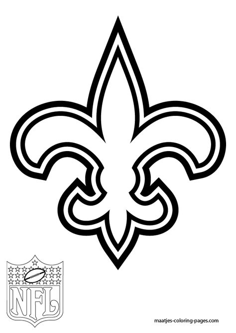 Saints Football Coloring Pages | How to Print Coloring Pages from Your Browser Window Football Coloring, Football Coloring Pages, Saint Coloring, New Orleans Saints Logo, Saints Logo, Nfl Logos, New Orleans Saints Football, Saints Football, Nfl Logo