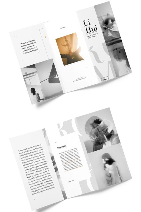 Luxury Brochure Design Inspiration, Creative Leaflet Design Ideas, Liflet Design, Elegant Brochure Design, Leaflet Design Layout, Graphic Design Brochure Layout, Minimal Brochure Design, Creative Brochure Design Ideas, Futuristic Event