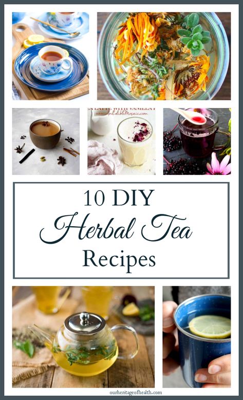 Diy Herbal Tea Blends, Diy Herbal Tea, Herbal Tea Recipes, Tea Blends Recipes, Tea Latte Recipe, Best Herbal Tea, Diy Easy Recipes, Cocoa Tea, Herbal Teas Recipes