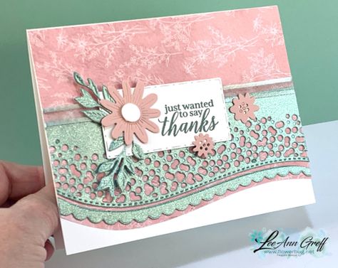 Around the Bend team swap Decorating Inside Of Handmade Cards, Su Around The Bend Cards, Stampin Up Around The Bend Cards, Around The Bend Stampin Up Cards, Stampin Up Around The Bend, Around The Bend, Dainty Flowers, Stamping Projects, Counting Cards