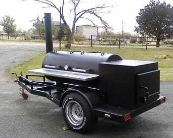 Bbq Pits Ideas, Trailer Smokers, Pulled Pork Ideas, Trailer Grill, Pond With Ducks, Bbq Pit Ideas, Chicken Coop Greenhouse, Custom Bbq Grills, Bbq Cart