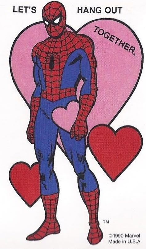 Marvel Valentines, Classic Valentines, Valentine Wallpaper, Funny Valentines Cards, Spiderman 2, Vintage Valentine Cards, Valentines Wallpaper, Valentines Card, Valentine's Day Cards