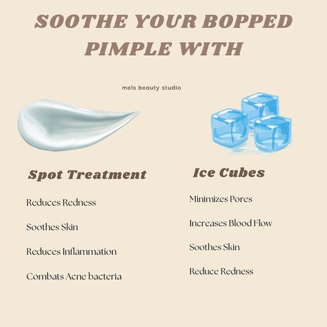 Combat Pimples with Precision:💕 Choose Between Spot Treatments for Targeted Care or Ice Cubes for Instant Relief. Banish Redness, Soothe Skin, and Reduce Inflammation with Ease! This is the best option to help your skin with pimples! Your journey to glow starts here! Mels Beauty Studio 📲 647-833-5466 (Text only) 📧mels.beauty.studio2019@gmail.com 🖥️ WWW.melsbeauty-xo.com #smallbusiness #facialstoronto #selfcare #skincare #facialtreatment #laserhairremoval #lymphaticmassage #october Selfcare Skincare, How To Reduce Pimples, Beautiful Skin Care, Minimize Pores, Beauty Studio, Ice Cubes, Laser Hair Removal, Reduce Inflammation, Blood Flow