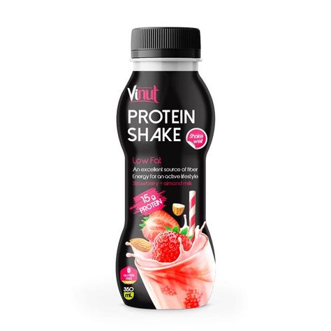 Milkshake Packaging, Package Designing, Mockup Style, Protein Juice, Shake Strawberry, Strawberry Almond Milk, Protein Milkshake, Avocado Juice, Low Fat Protein