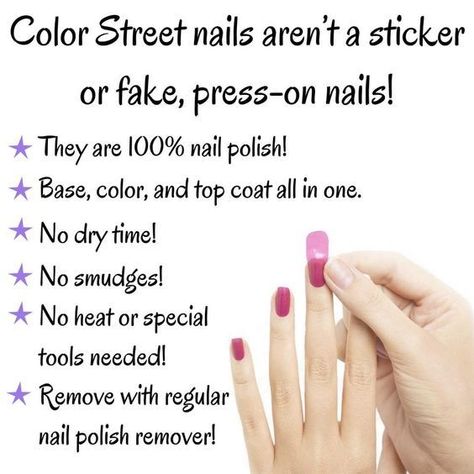 Learn about  color street nails and how they are different from fake press on nails. This is where you buy your color street nails online. #colorstreet #nailart #naildesign #nailpolish #DIYnails Street Game, Street Marketing, Street Nails, Grow Strong, Stick On Nails, Nail Polish Strips, Nail Polish Remover, Fabulous Nails, Color Street Nails