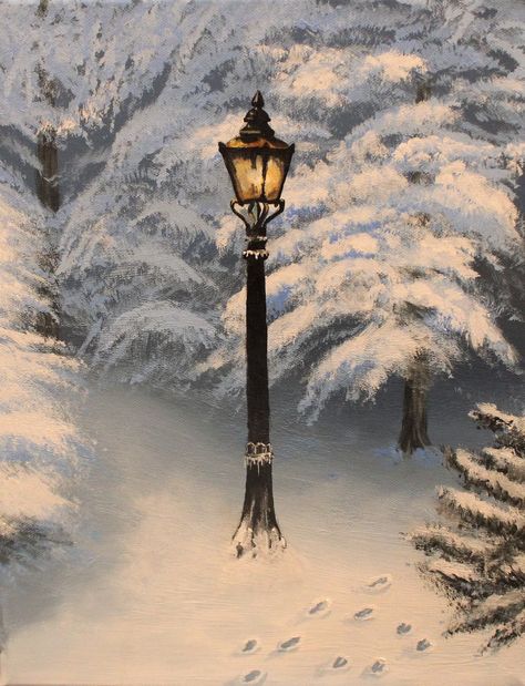 Lamp Post Winter Art Print Narnia Wall Art Snow Wall Decor - Etsy Street Lamp In Snow, Chronicles Of Narnia Lamp Post, Narnia Lamp Post, Dope Wallpaper, Painting Snow, Chronicles Of Narnia, Winter Art, Nursery Design, Work Ideas