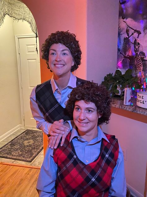 Halloween Costumes Grownups Movie, Halloween Costumes Stepbrothers, Funny Best Friend Halloween Costumes For 2, Step Brothers Costume Couple, Grownups Halloween Costume, Best Dynamic Duo Costumes, Funny Costume Duos, Step Brothers Costume Women, Best Friend Funny Halloween Costumes