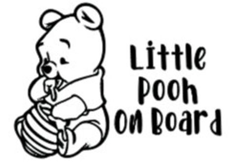 Baby On Board Decal, Baby On Board, Pooh Bear, Baby Crafts, Baby Shirts, Baby Disney, Window Stickers, Baby Blanket Crochet, Future Baby