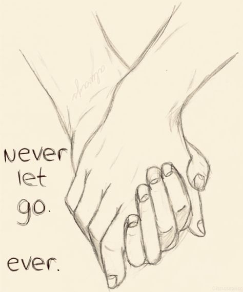 always holding hands... Two Holding Hands Drawing, Hands Drifting Apart, How To Draw Holding Hands, Holding Hands Quotes Short, Love Hands Drawing, Things To Draw For Your Girlfriend, Holding Hands Drawing Reference, Hands Holding Drawing, Holding Hands Sketch