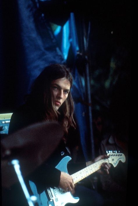 Man With Long Hair, David Gilmour, Pink Floyd, Electric Guitar, A Man, Long Hair, Guitar, Hair, Pink