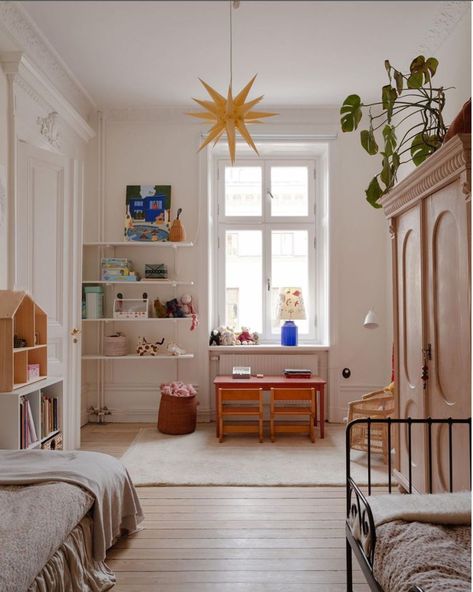 Stockholm Home, Kids Rooms Inspo, Kids Bedroom Inspiration, Kids Room Inspiration, Toddler Rooms, Kid Rooms, Big Girl Rooms, Kids Interior, Children Room