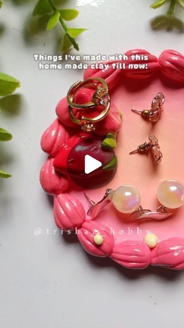 Trisha | Artist🖌️ on Instagram: "Read⬇️ This clay recipe is uploaded on my YouTube channel. You can check it out. This clay is the best for beginners as it is soo budget friendly and you can easily make a lot of things out of it. My YouTube channel link is in my bio.  Also follow me for more ideas.  #reels #reelsinstagram #aesthetic #claycraft #reelsvideo #reelitfeelit #reelkarofeelkaro #ａｅｓｔｈｅｔｉｃ #diyprojects #diy #homemade #giftideas  Clay crafts, clay diy ideas, home made clay recipe, home made clay tutorial, make your own clay, gift ideas, diy gift ideas, craft ideas, prettiest clay crafts." Home Made Clay Recipe Diy, Home Made Clay Recipe, Clay Diy Ideas, Clay Gift Ideas, Home Made Clay, Gift Ideas Craft, Make Your Own Clay, Crafts Clay, Clay Recipe