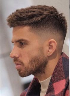 Very Short Hair Men, Young Men Haircuts, Mid Fade Haircut, Men Fade Haircut Short, Short Hair With Beard, Haircut Selfie, Short Fade Haircut, High Fade Haircut, Photo Hijab