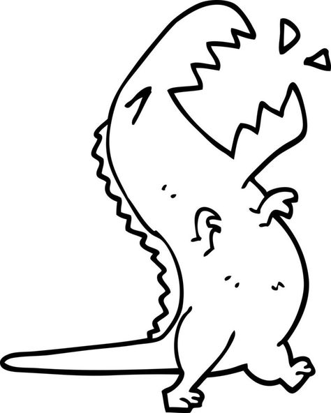 T Rex Line Drawing, Trex Cartoon Drawing, Cute T Rex Drawing, T Rex Sketch, T Rex Drawing, T Rex Cartoon, Dinosaur Mural, Patch Making, Cute T Rex