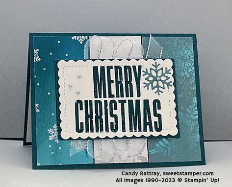 More Wishes Stampin Up Cards, Stampin Up More Wishes, Modern Christmas Card, Traditional Christmas Cards, Christmas Card Ideas, Wishes Christmas, Online Card, Modern Christmas Cards, Beautiful Christmas Cards