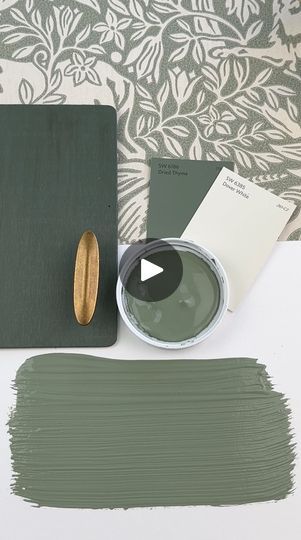 Dried Thyme Sherwin Williams Cabinets, Dried Thyme Sherwin Williams, Sherwin Williams Dried Thyme, Wallpaper Swatches, Green Grey Paint, Sherwin Williams Gray, Dining Room Cozy, Dried Thyme, House Color Palettes