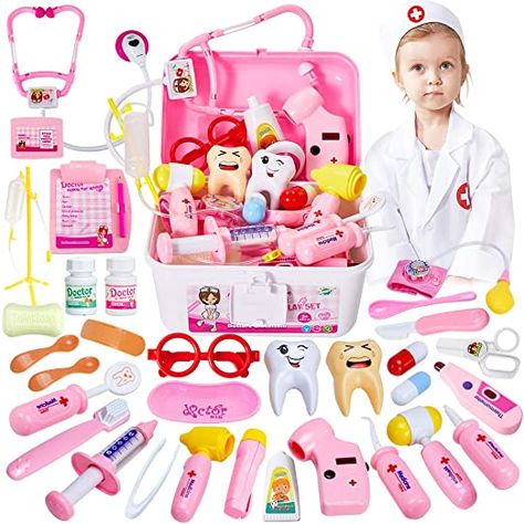 Kids Doctor Set, Kids Doctor Kit, Cool Toys For Girls, Princess Toys, Nurse Costume, Medical Kit, Toddler Costumes, Baby Alive, Educational Toys For Kids