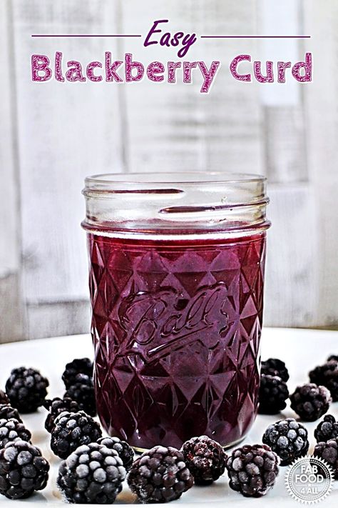 Blackberry Curd, Blackberry Dessert, Blackberry Sauce, Easy Jam, Hamper Ideas, Blackberry Recipes, Foraging Recipes, Curd Recipe, Wild Berries