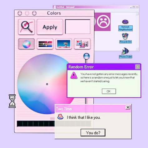 Vaporwave Widget, Vaporwave App Icons Aesthetic, Windows 98 Aesthetic Icons, Windows 95 Icons Purple, Pink Windows 95 Aesthetic, Type Of Aesthetics, Cell Phone Stickers, Windows 95, Ok Computer