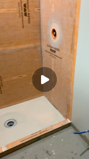 William Keith Dykes | How to waterproof shower walls with Kerdi fabric  #gotitcoach #customhomebuilder #custom #customhomes #tile #schluter #schluter... | Instagram Kerdi Board Bathroom, Upgrade Shower Diy, Bathroom Shower Tile Caulking Tools, Install Shower Pan, Acrylic Shower Pan, Schluter Kerdi Shower Kit, Custom Home Builders, Shower Wall, Custom Homes