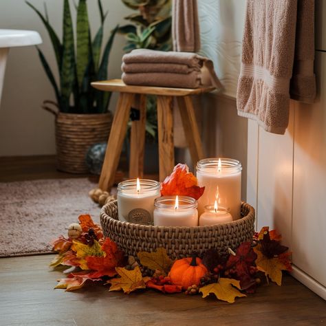 Bathroom Fall Decor Ideas 😍🧡🧡 Fall Bathroom, Fall Decor Ideas, Fall Decor, Decor Ideas, Quick Saves