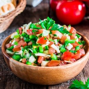 Brazilian Vinaigrette Salsa - Olivia's Cuisine Brazilian Vinaigrette Recipe, Brazilian Barbecue, Feijoada Recipe, Crunchy Bread, Brazilian Restaurant, Brazilian Dishes, Salsa Guacamole, Vinaigrette Recipes, Brazilian Food